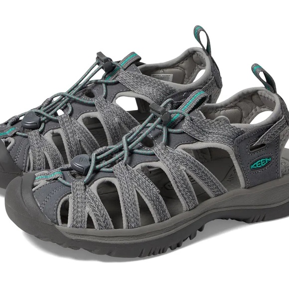 2️⃣for30 Keen Outdoor Sandals Gray Whisper Shoes US 6.5 Women’s - Picture 1 of 6